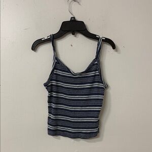 Weavers Navy and White Striped Camisole 90’s